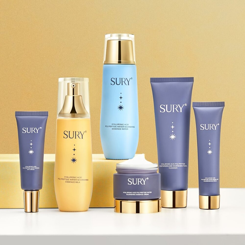 SURY Dream 6-Piece Hydrating Skincare Gift Set Light Beige New